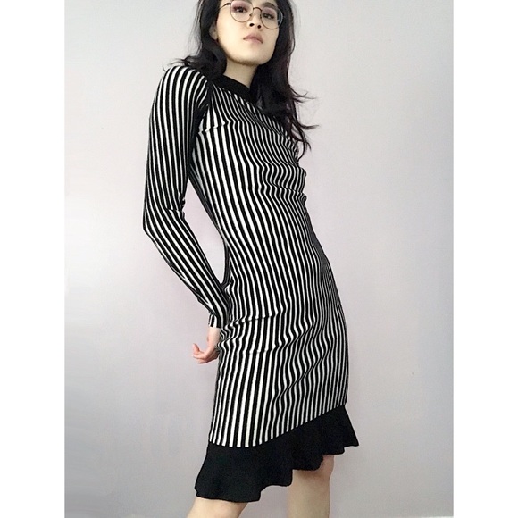 & Other Stories Dresses & Skirts - Black and White Striped Dress